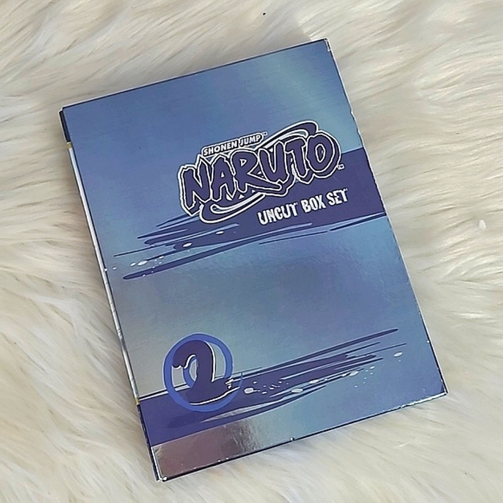 Naruto Uncut Box Set Vol. 2 DVD, 2006, 3-Disc Set With Book Shonen Jump Ep.14-25